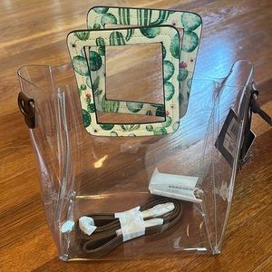 Angel Ranch clear bag with detachable strap